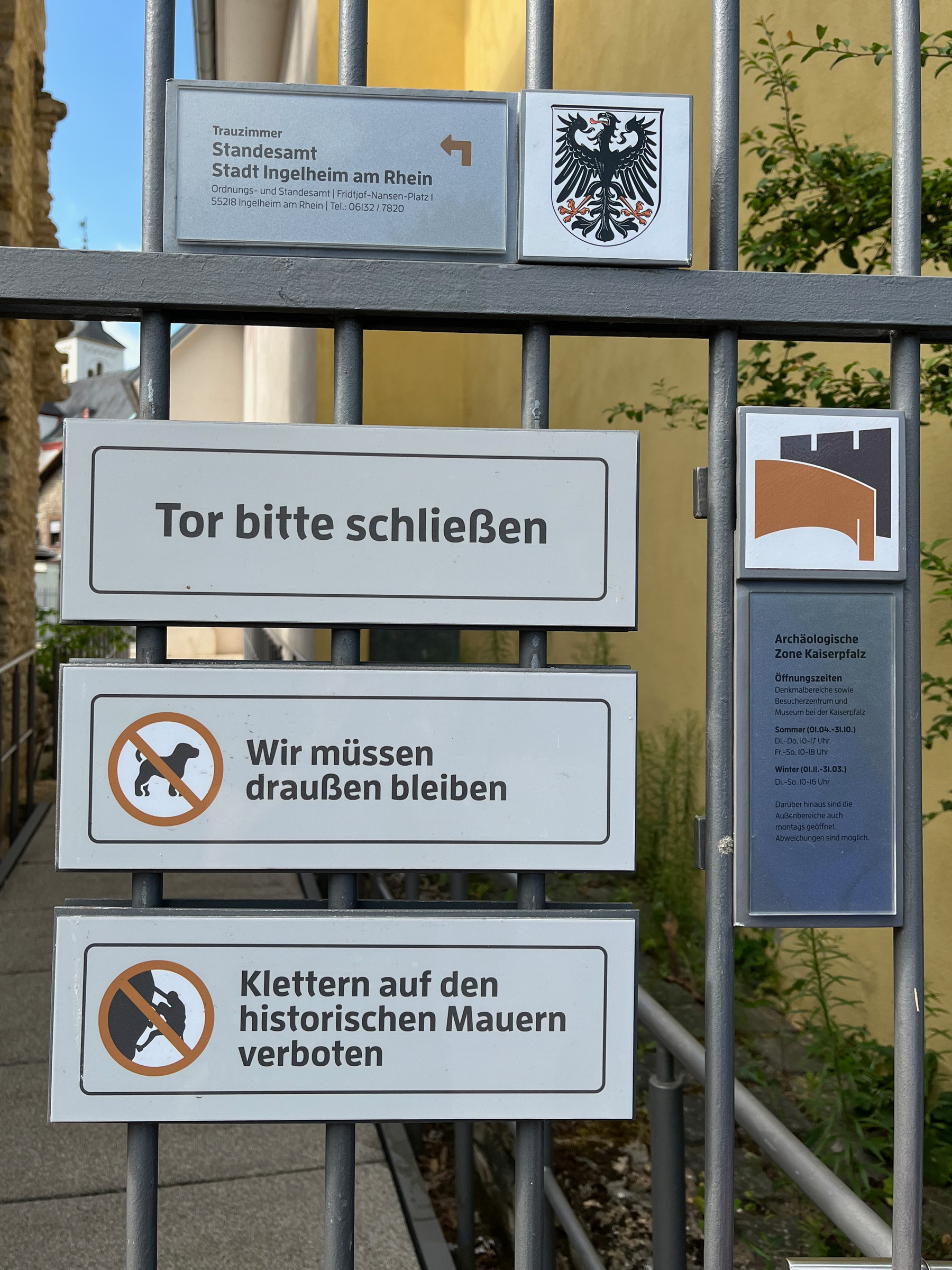 kleinbeschilderung